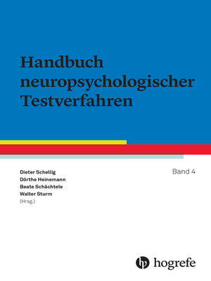 cover image of Handbuch neuropsychologischer Testverfahren, Band 4